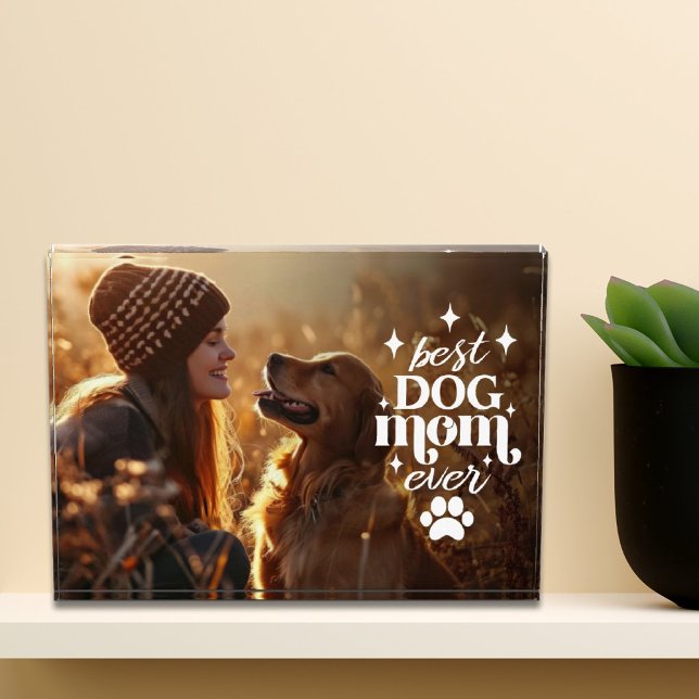 Best DOG mom ever mothers day Photo Block (Creator Uploaded)