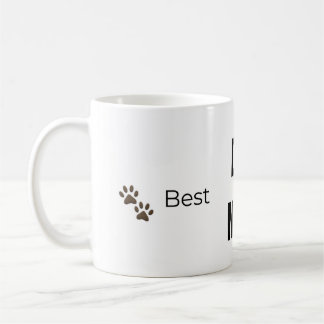 🐾 Best DOG MOM Ever ❤️ – Pawsome Studio Gift Coffee Mug