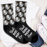 Best Dog Mom Ever Personalized Pet Photo Socks<br><div class="desc">Best Dog Mom Ever! Surprise the dog lover whether its a birthday, Mothers day or Christmas with these super cute pet photo all over print socks. They'll be a favorite of all dog lovers, and dog moms. Customize these dog photo socks with your pups favorite photo. COPYRIGHT © 2022 Judy...</div>