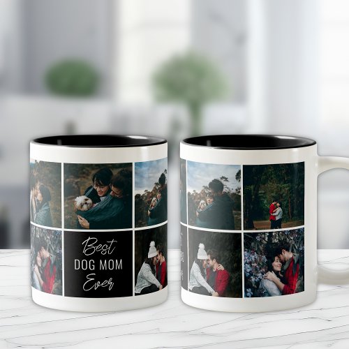 Best Dog Mom Ever Personalized Photo Coffee Mug