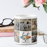 Best Dog Mom Ever Photo Collage Coffee Mug<br><div class="desc">Create your very own Dog Mom Mothers day gift with this cute photo collage coffee mug. Featuring 9 square photographs and the text 'Best Dog Mom Ever',  the word DOG MOM is in retro colorful letters,  a cute little pawprint and the pet name/s.</div>