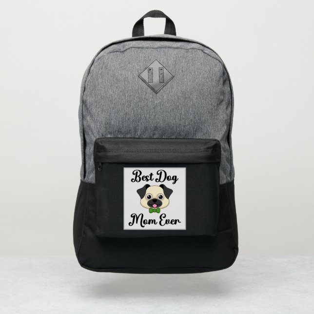 Best Dog Mom Ever Port Authority® Backpack (Front)