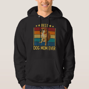 Best Dog Mom Ever Quote Dog Mom Cool Cheems Meme Hoodie