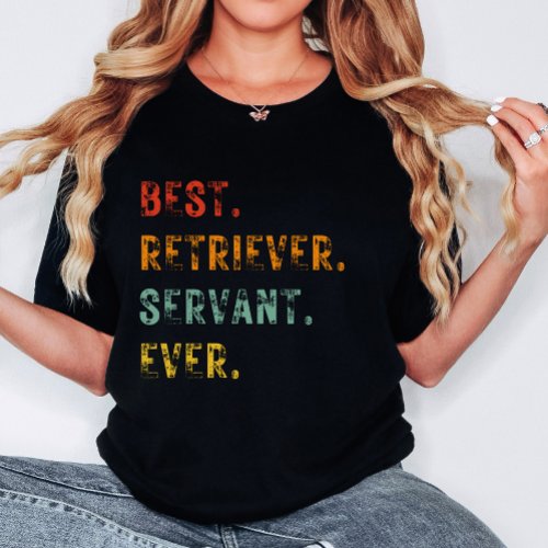 Best Dog Mom Ever Retriever Womens T_Shirt