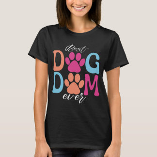 best dog mom ever retro  T-Shirt