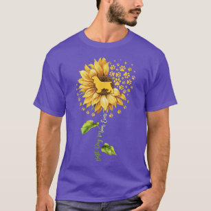 Best Dog Mom Ever Sunflower Cocker Spaniel Dog Lov T-Shirt