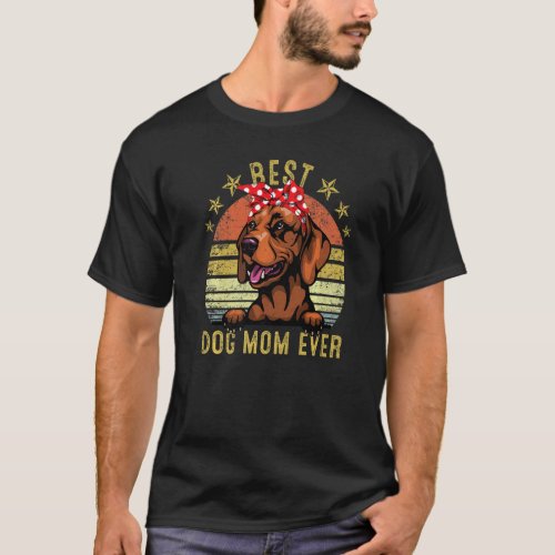 Best Dog Mom Ever Vizsla Mothers Day T_Shirt