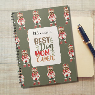 Best Dog Mom Ever Yorkshire Terrier Yorkie Custom Notebook