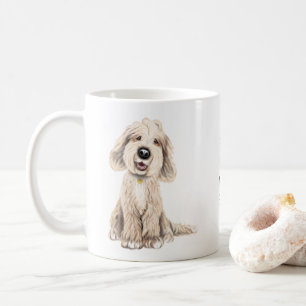 Best Dog Mom, Labradoodle/Cockapoo Mug
