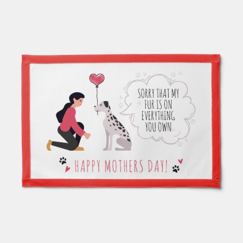 Best Dog Mom Mothers Day Holiday Pennant