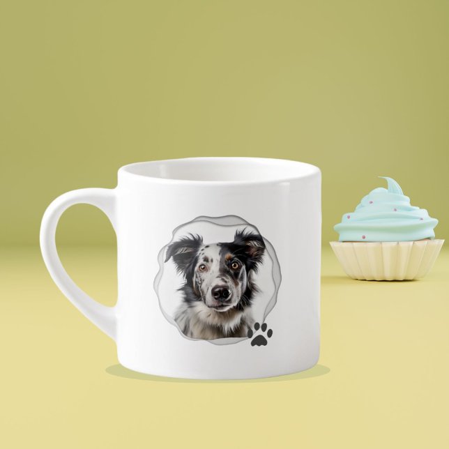 Best Dog Mom One Photo Espresso Cup (Creator Uploaded)