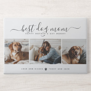 Best Dog Mom: Personalized Dog Photo Mother's Day HP Laptop Skin