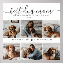 Best Dog Mom: Personalized Dog Photo Mother's Day