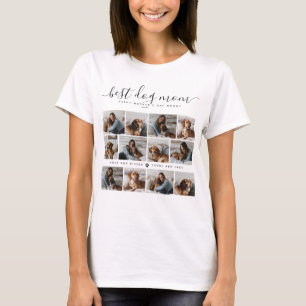 Best Dog Mom: Personalized Dog Photo Mother's Day T-Shirt