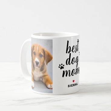 Best Dog Mom Personalized Mothers Day Pet Photo Coffee Mug