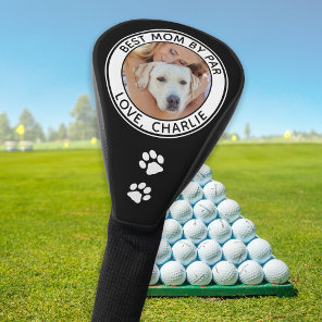 Best DOG MOM Personalized Pet Photo Name Golf Head Cover