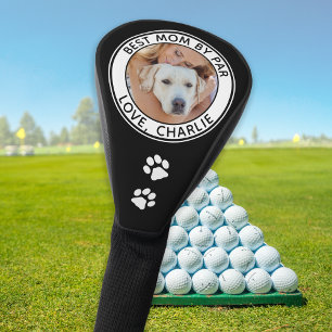 Best DOG MOM Personalized Pet Photo Name Golf Head Cover
