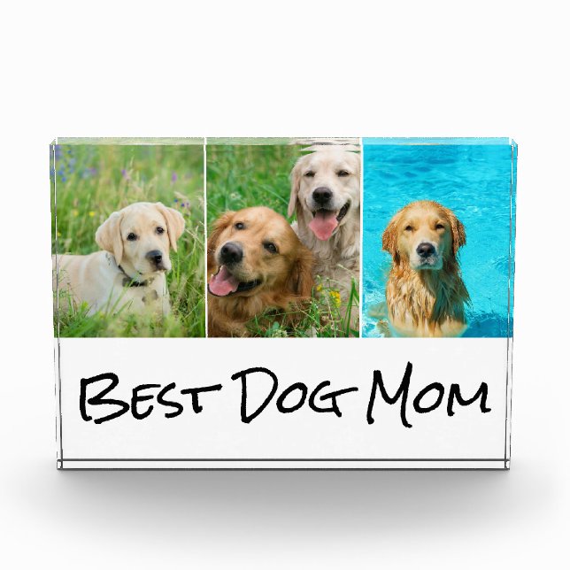 Best Dog Mom Photo Block (Front)