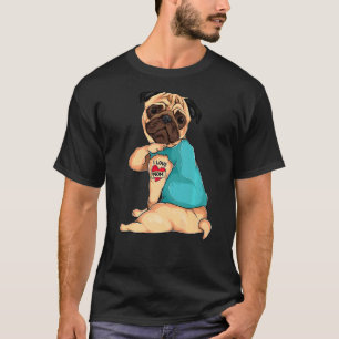 Best Dog Mom Pug Dad Cute Birthday Workout Graphi T-Shirt