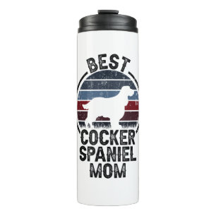 Best Dog Mother Mom - Vintage Cocker Spaniel  Thermal Tumbler