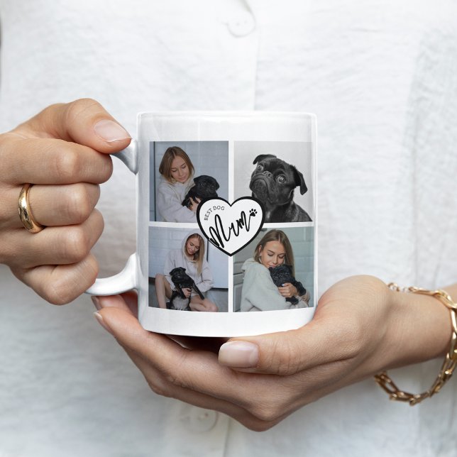 Best Dog Mum | Photo Collage Coffee Mug (Creator Uploaded)