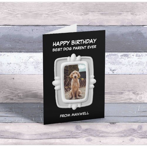 Best Dog Parent Birthday Card