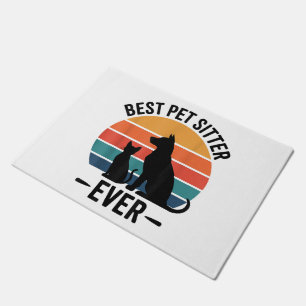 Best Dog Sitter Ever Funny Pet Care Gift Men Women Doormat