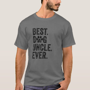 Best Dog Uncle Ever Funny Father's Day Vintage T-Shirt