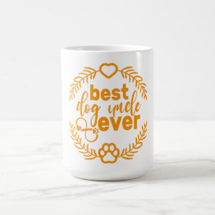 Best Dog Uncle Ever Style Cool Bday Gift for Dog Coffee Mug