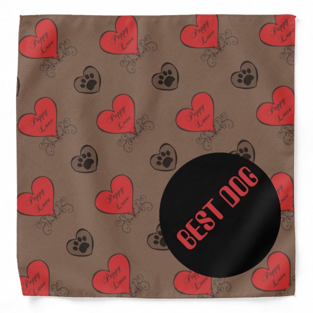 Best Dog Wedding  Bandana (Front)