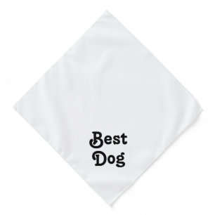 Best dog wedding dog ring bearer white custom bandana