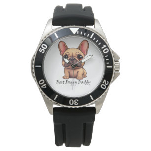 Best Doggy Daddy French Bulldog Pet Dog Animal Watch