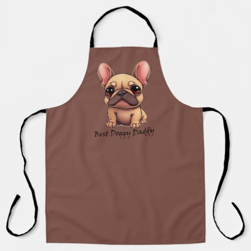 Best Doggy Daddy Frenchie French Bulldog Dog Pet Apron