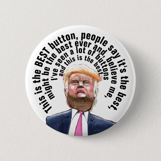 Best Donald Trump Button (Front)