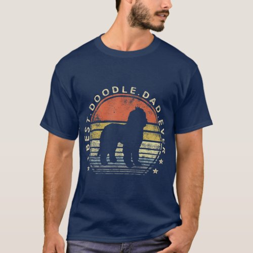 Best Doodle Dad  Dog Lover Owner Labradoodle T_Shirt