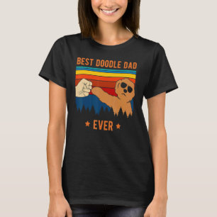 Best Doodle Dad Ever Dog Goldendoodle Labradoodl T-Shirt