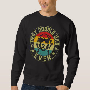 Best Doodle Dad Ever Goldendoodle 4th Of July Sweatshirt