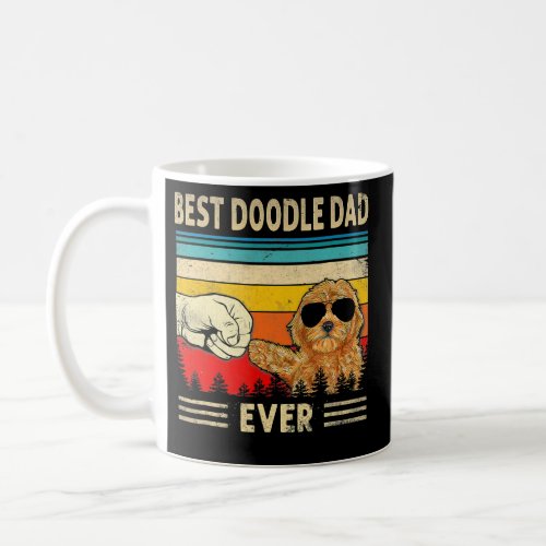 Best Doodle Dad Ever Goldendoodle Dog Dad Gift Coffee Mug