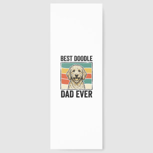 Best Doodle Dad Ever Vintage Dog Shirt Design_1 Bookmarks