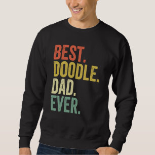 Best Doodle Dad Ever Vintage Goldendoodle Dog Sweatshirt