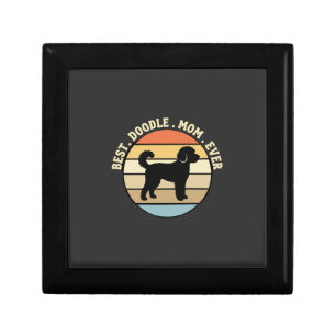 Best Doodle Mom Ever Retro Dog Gift Box