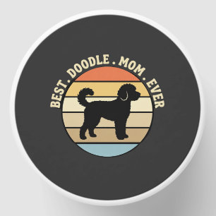 Best Doodle Mom Ever Retro Dog Mini Candle Favors