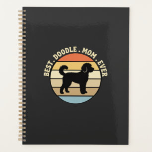 Best Doodle Mom Ever Retro Dog Planner