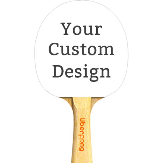 Best Double Sided Print Ping Pong Paddle (Front and Back)