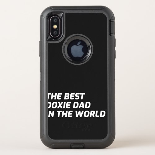 Best Doxie Dad In  World OtterBox Defender iPhone XS Case