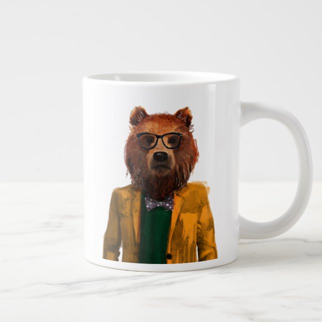 Best Dressed Bear Giant Coffee Mug (Right)