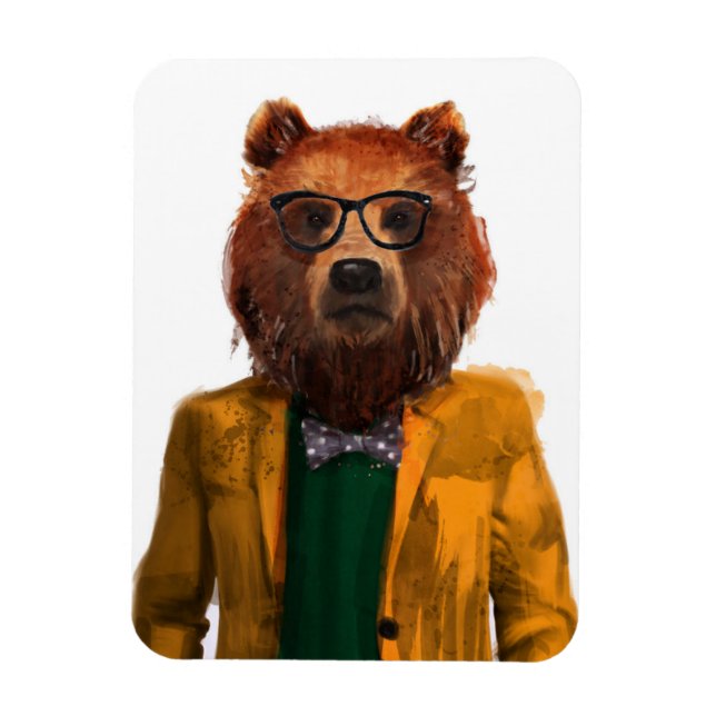 Best Dressed Bear Magnet (Vertical)