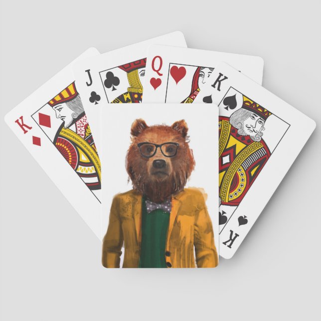Best Dressed Bear Poker Cards (Back)