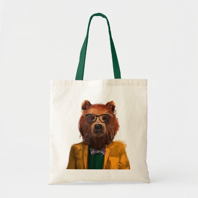 Best Dressed Bear Tote Bag (Front)