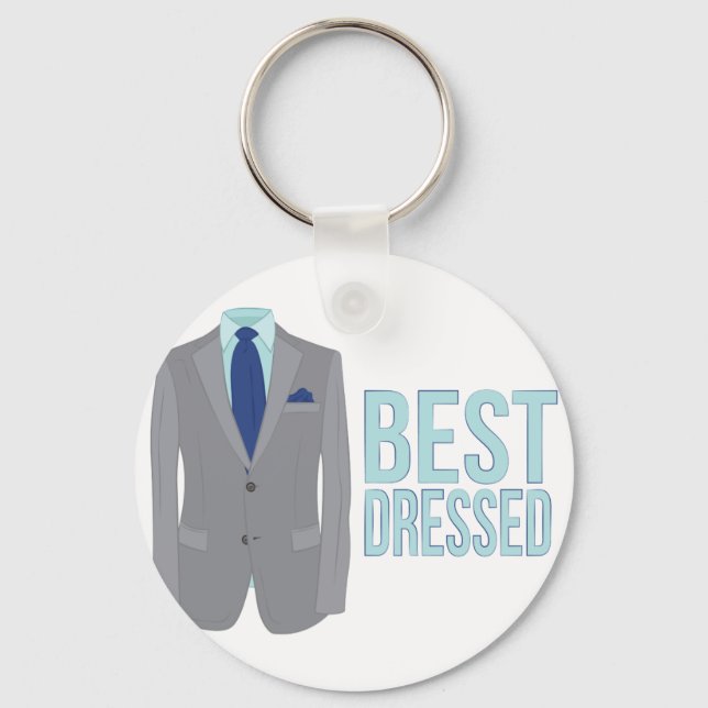 Best Dressed Keychain (Front)